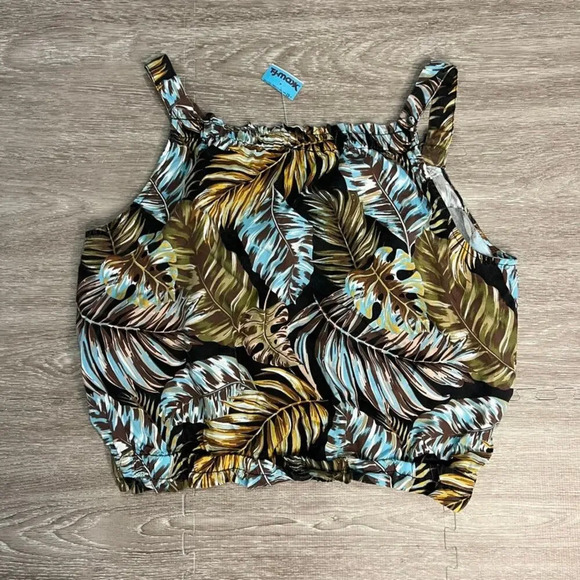 NWT Jane and Delancey‎ Women's Medium Floral Tank Top Spaghetti Straps Summer - Picture 4 of 4